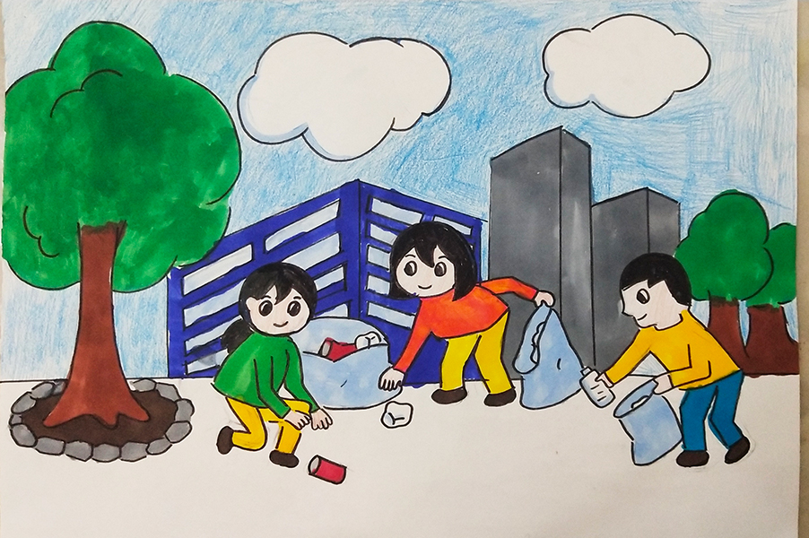 《爱护环境人人有责》（作者: 李佳淇）