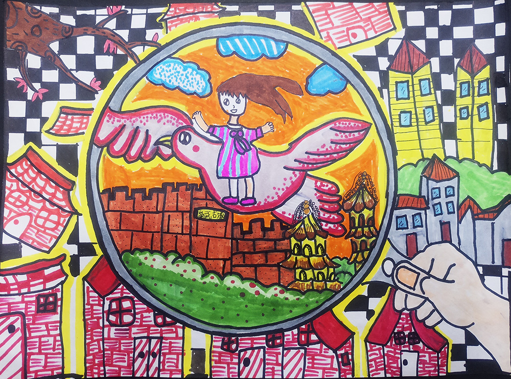 《镜中的美好泉州》
推荐机构:半里艺术（作者：张腾烨）
作品介绍:让我们通过不同角度方式观看世界变化，世界是一样，每个人所看到也不同，去感受泉州承载千年闽南建筑独特风格设计，去放眼寻找泉州古城韵味（作者: 张腾烨）